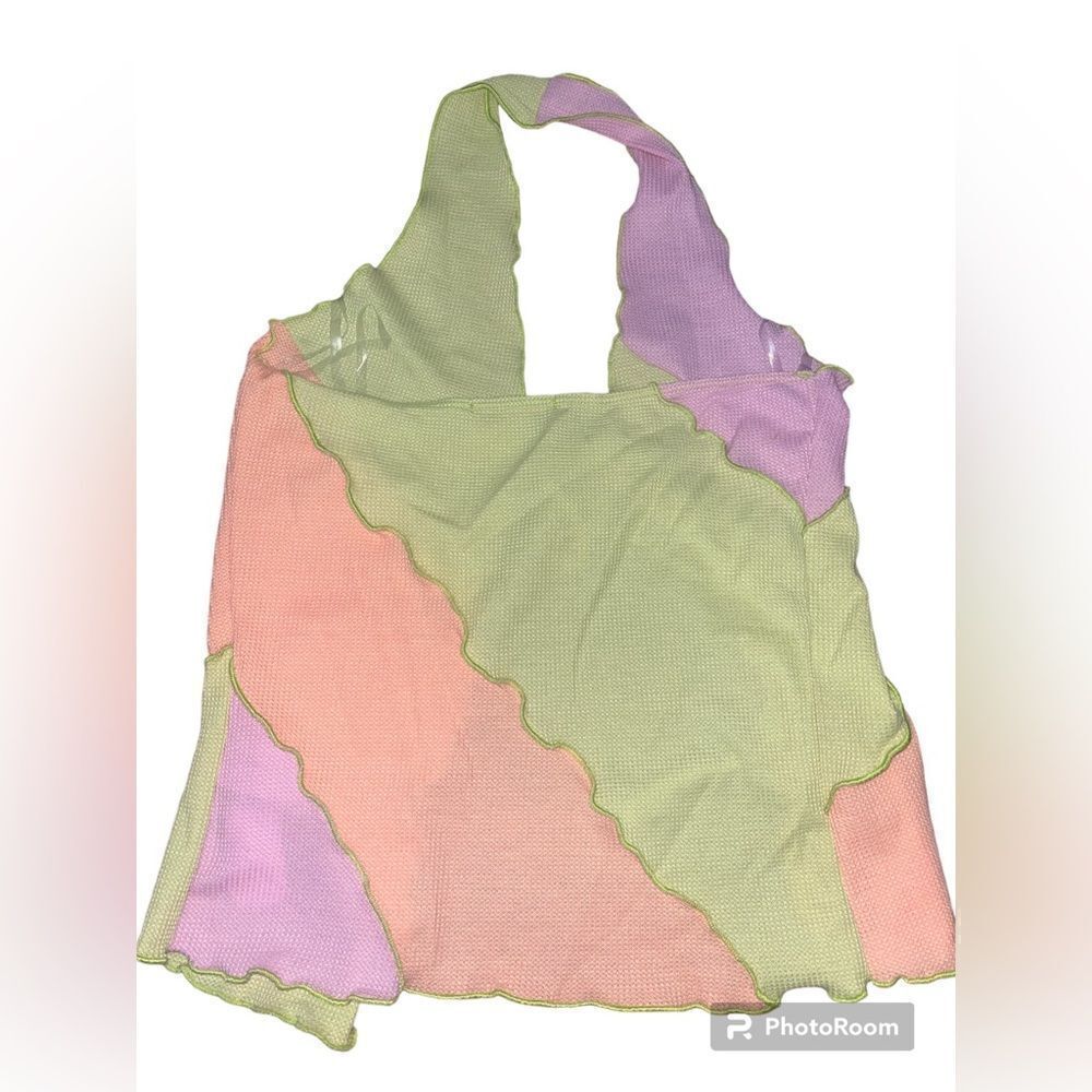 NWT Tie Front Halter Top - Picture 3 of 4